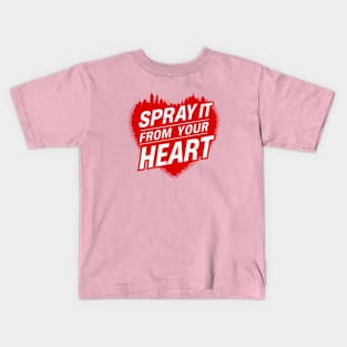 Graffiti Heartbeat Vibes Kids T-Shirt